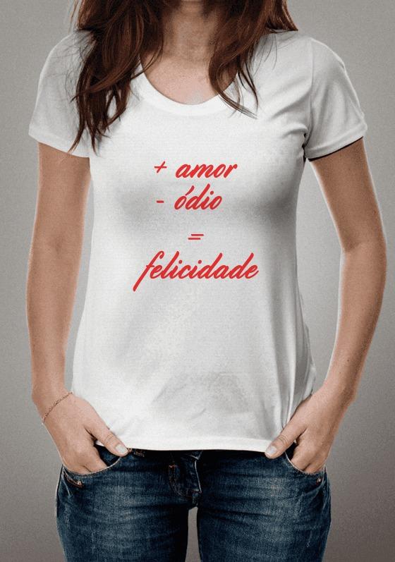 Nome do produto  + amor - ódio = felicidade