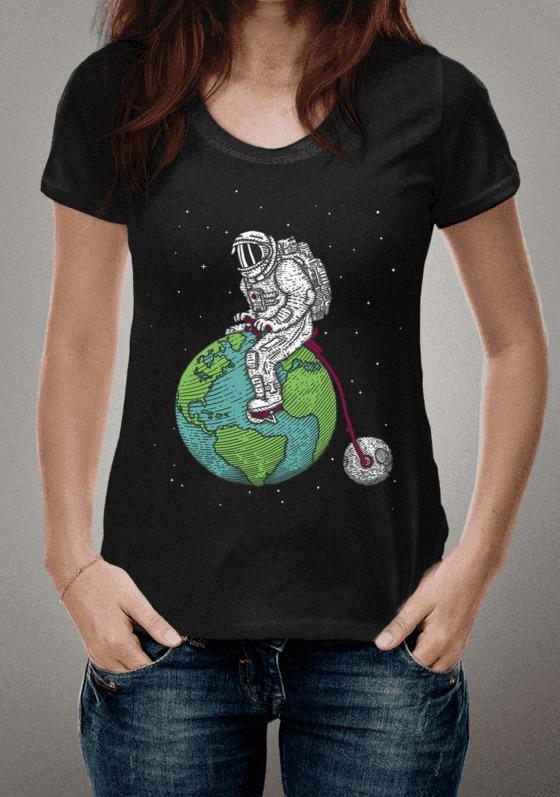 Nome do produto   Astronaut on bike