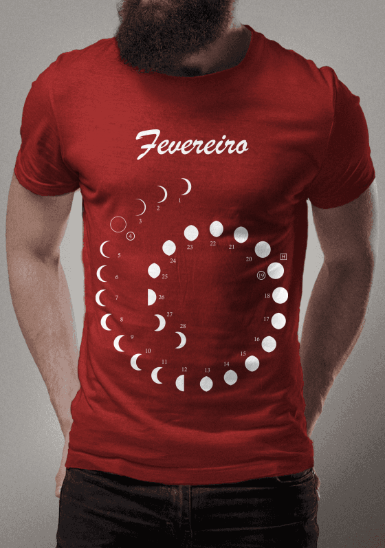 Nome do produto   Calendário da Lua 2019 Fevereiro