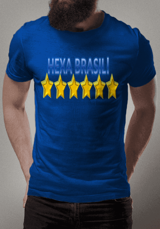 Nome do produto   #ESTILOS_CAMISARTES#BRASIL#É#HEXÁ#2018# COPA DO MUNDO