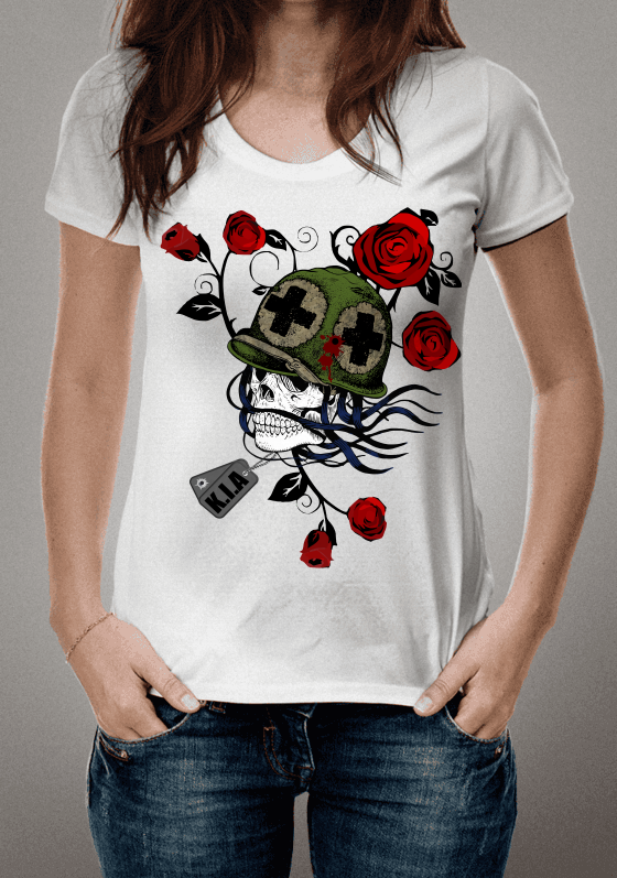 Nome do produto   Flower skull of war