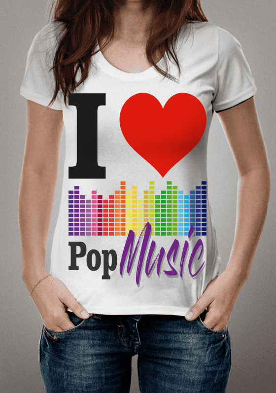 Nome do produto   i love pop music