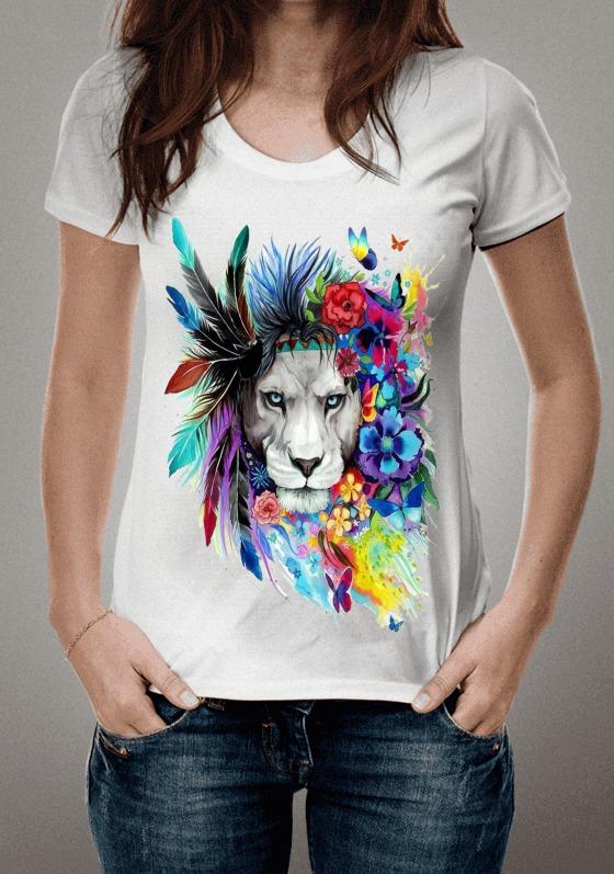 Nome do produto   Leão Colorido