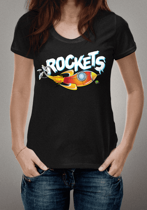  ROCKET LOGO OFICIAL WHITE