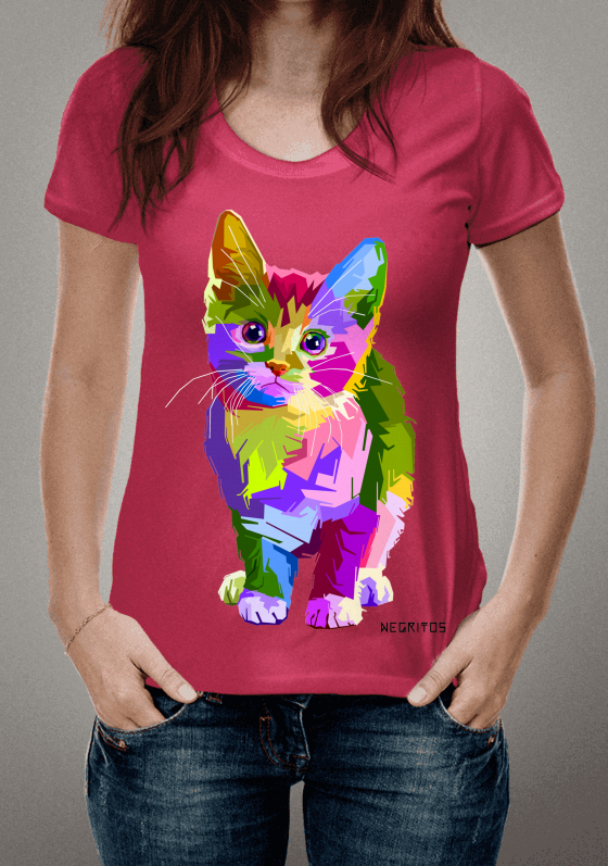 Nome do produto   watercolor cat