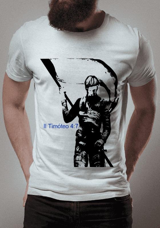 Nome do produto: 2 timoteo 4:7 estampa preta