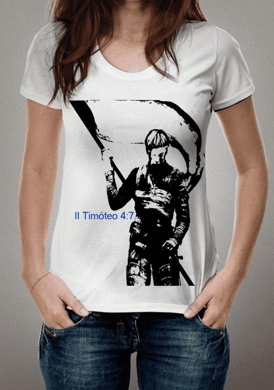 Nome do produto  2 timoteo 4:7 estampa preta