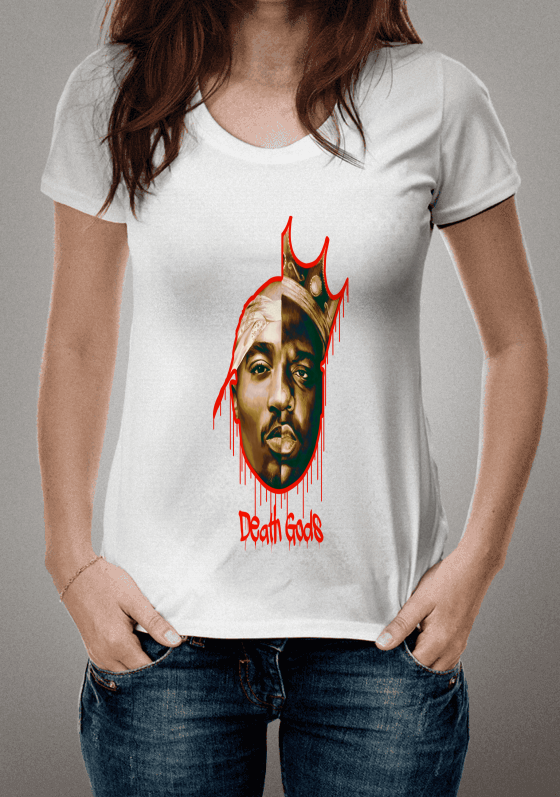 Nome do produto  2pac x Biggie - Estampa estilo Hip Hop