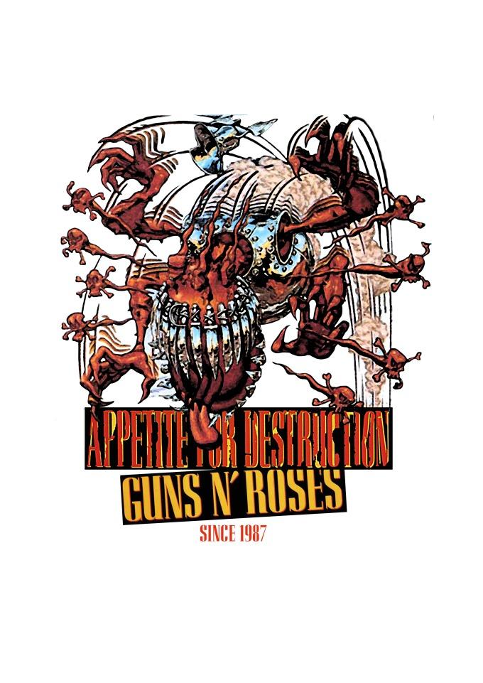T-Shirt Prime 30 Years Appetite for Destruction em Tots Street Wear