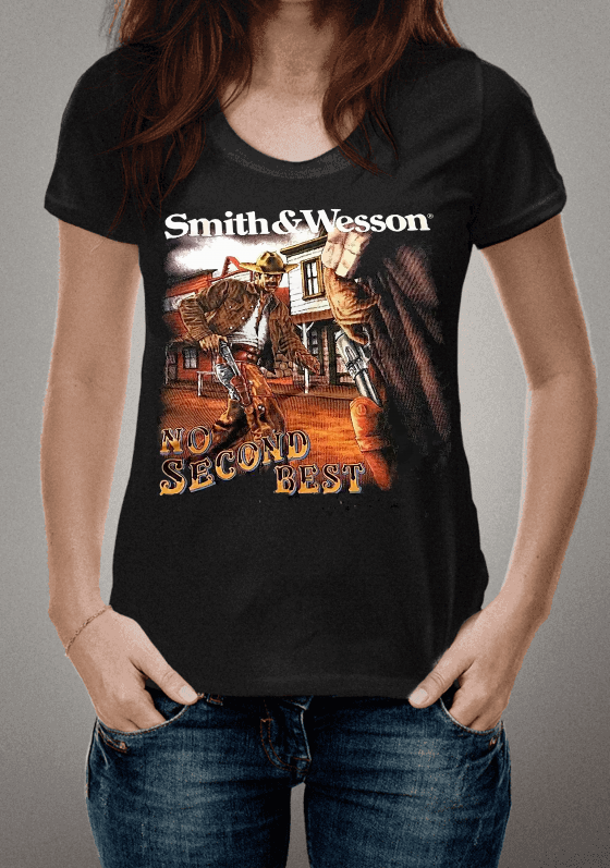 Nome do produto  3D Vintage Smith and Wesson No Second Best