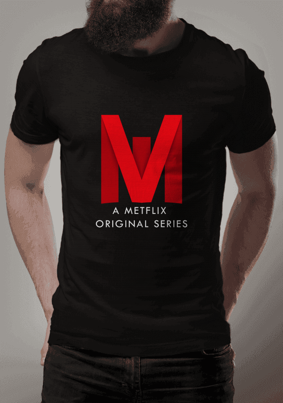 A Metflix Original Series (Clássico) - Letras Brancas