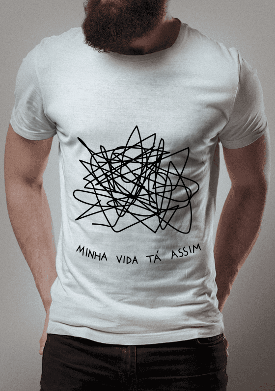 Nome do produto  A minha vida tá assim