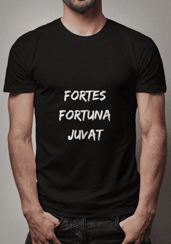 Nome do produto  A sorte favorece os fortes (Fortes Fortuna Juvat)
