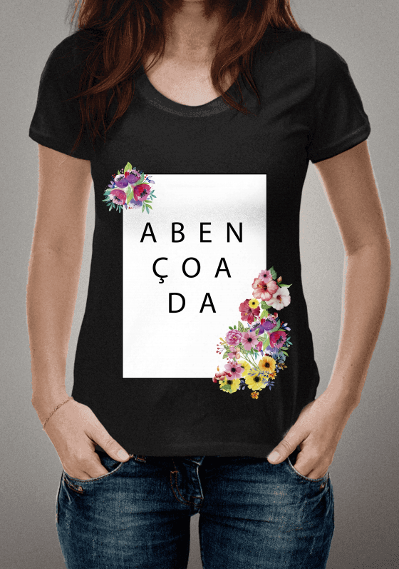 Nome do produto  ABENÇOADA - FLORES