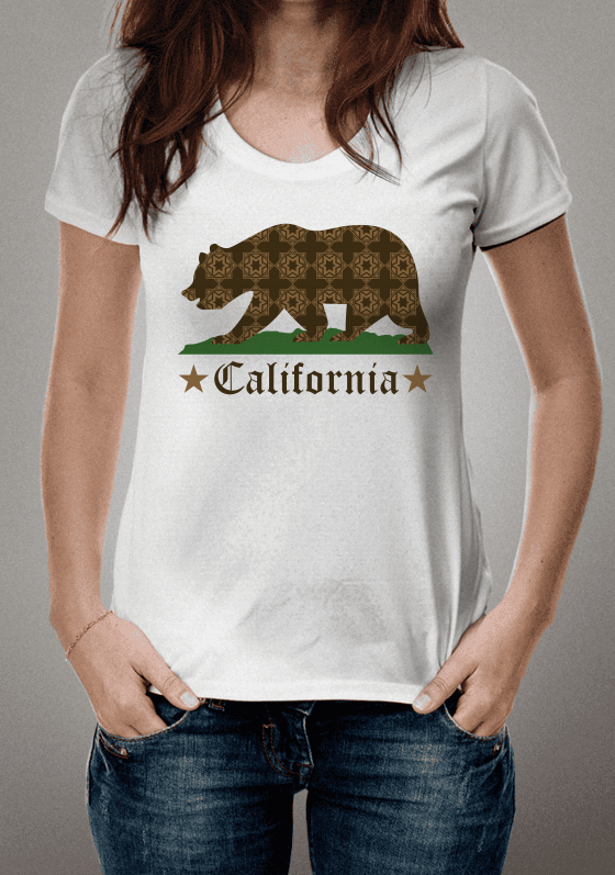 Nome do produto  ABSTRACT CALIFORNIA BEAR