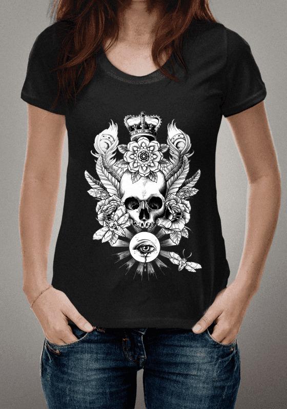 Nome do produto  Abstract Skull