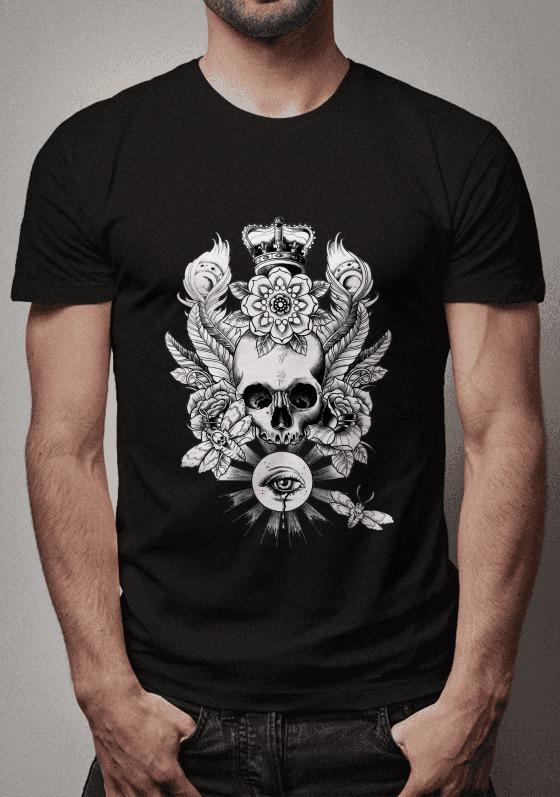 Nome do produto  Abstract Skull