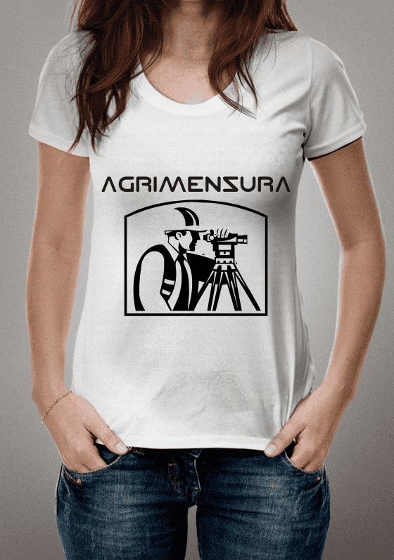 Agrimensura - Camiseta da área
