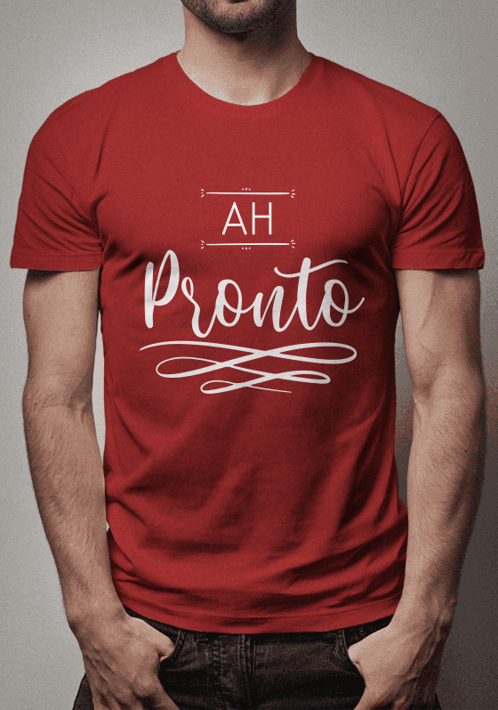 Nome do produto  Ah Pronto - Estampa Branca