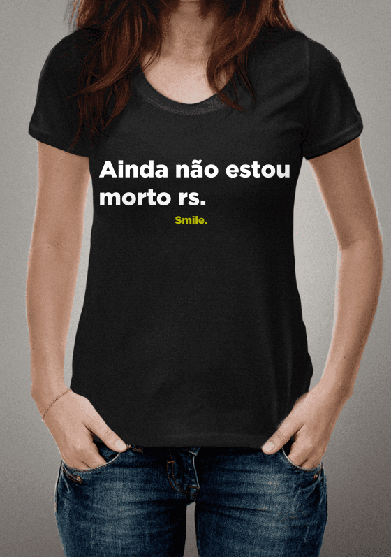 Nome do produto  Ainda não estou morto