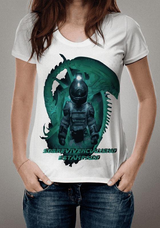 Nome do produto  Alien Sobrevivencialismo Estampado