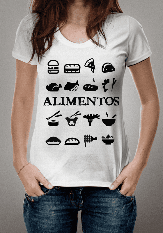 Alimentos - Camiseta da Área - Vista a Sua!