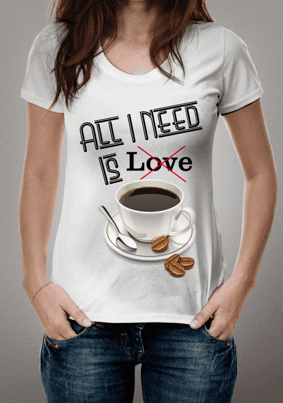 Nome do produto  All I Need Is Coffee