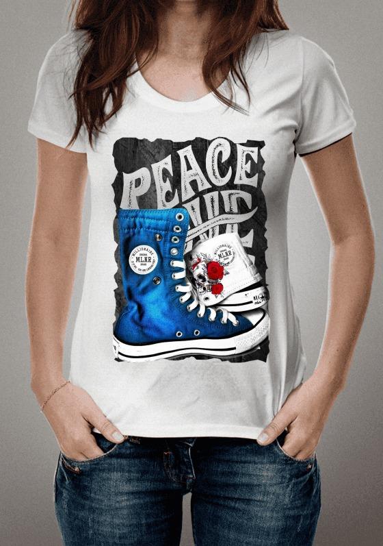 Nome do produto  All star tipografia