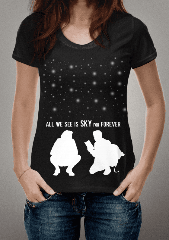 Nome do produto  all we see is sky for forever - deh