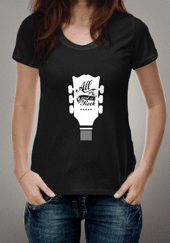 Nome do produto  ALL YOU NEED IS ROCK