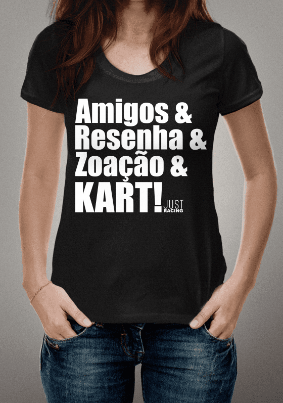 Nome do produto  AMIGOS, RESENHA, ZOAÇÃO E KART