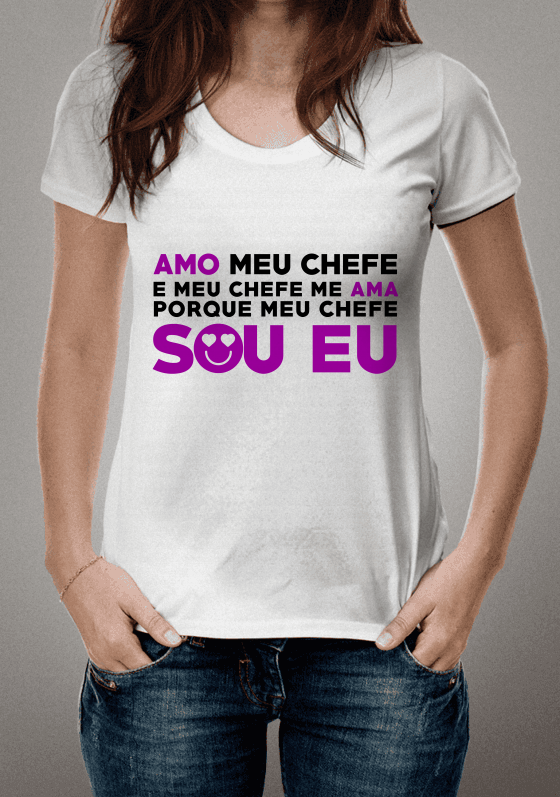 Nome do produto: AMO MEU CHEFE
