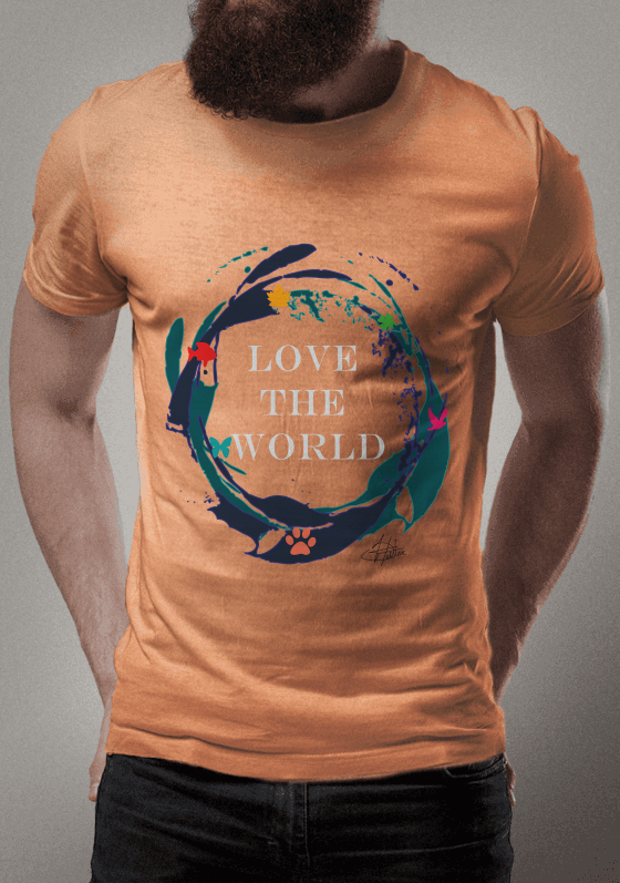 Nome do produto  AMO O MUNDO