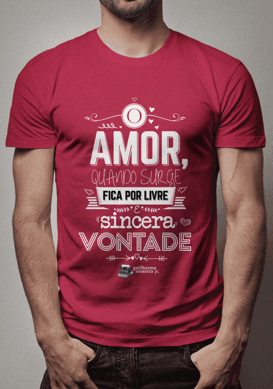 Nome do produto  Amor, quando surge (txt branco)
