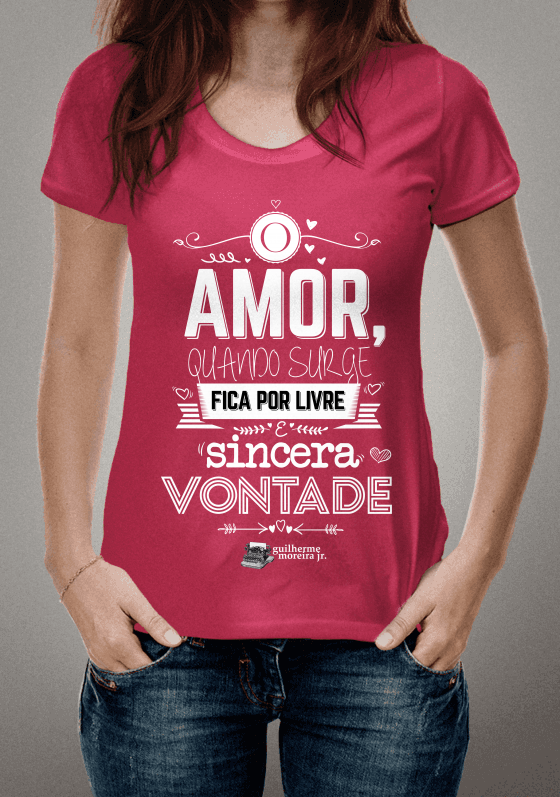 Nome do produto  Amor, quando surge (txt branco)