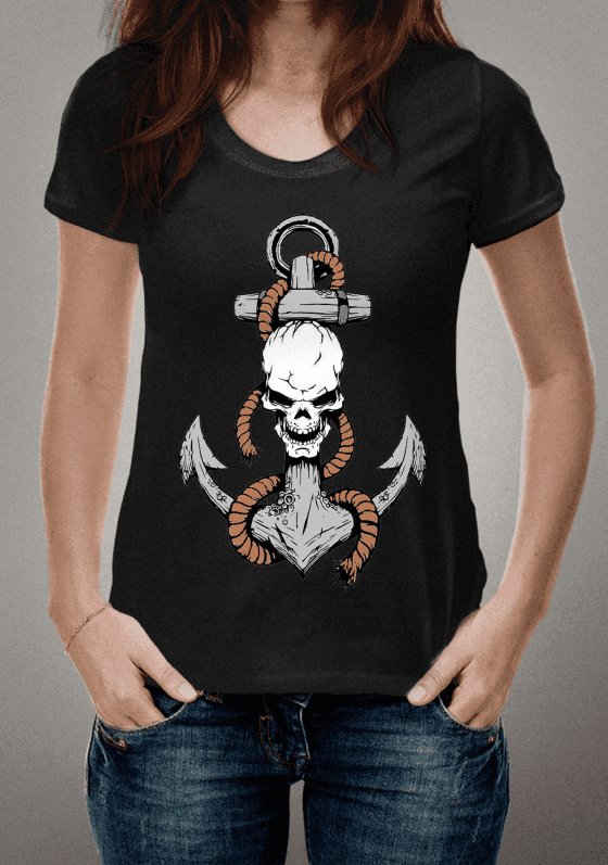 Nome do produto  ÂNCORA COM CAVEIRA