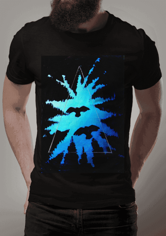 Nome do produto  Anoitecer Com Pássaros 