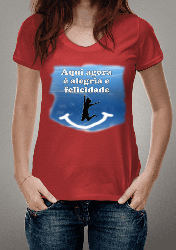 Nome do produto  Aqui agora é alegria e felicidade