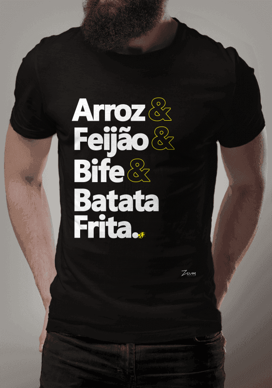 Arroz, Feijão, Bife e Batata Frita
