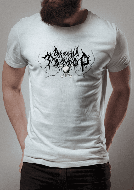 Nome do produto  Art Yin Death Metal Skull Tattoo