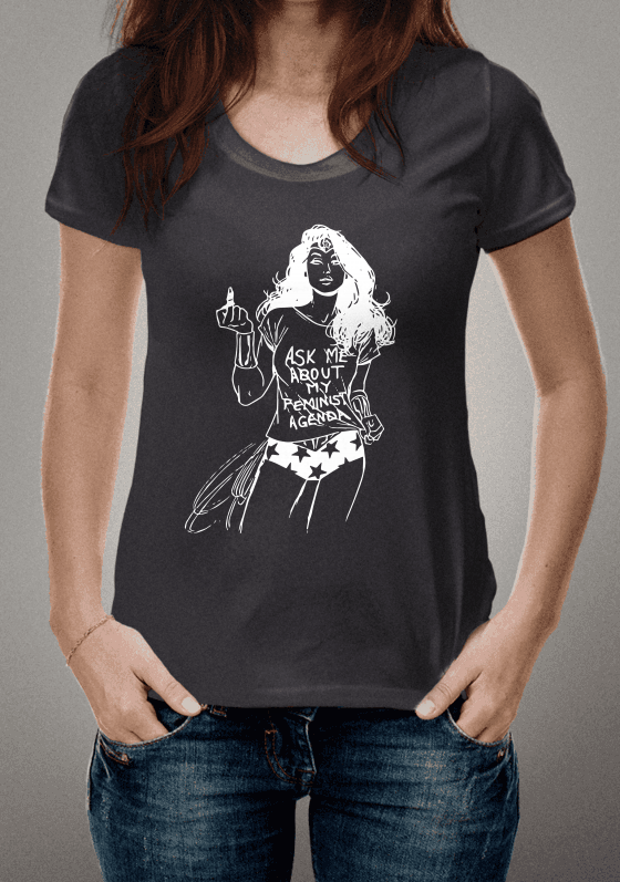 Nome do produto  Ask me about my feminist agenda