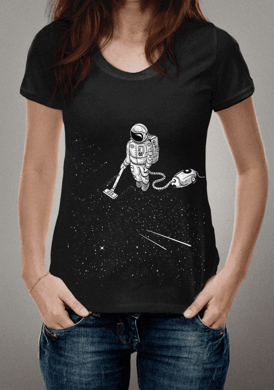 Nome do produto  Astronauta aspirando estrelas