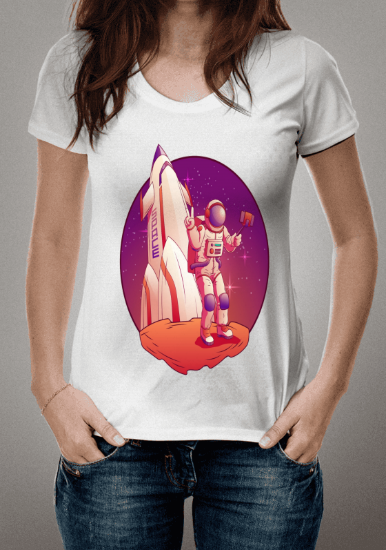 Nome do produto  Astronauta com foguete- holiudi