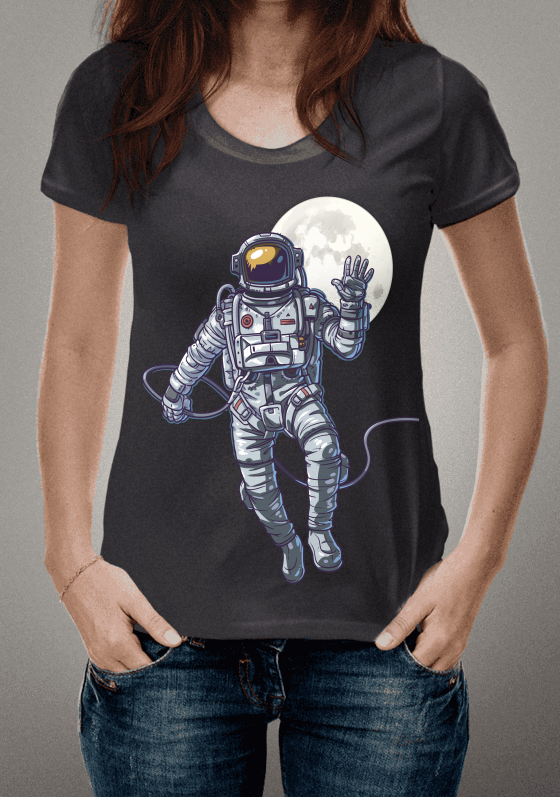 Nome do produto  Astronauta viajando na maionese 