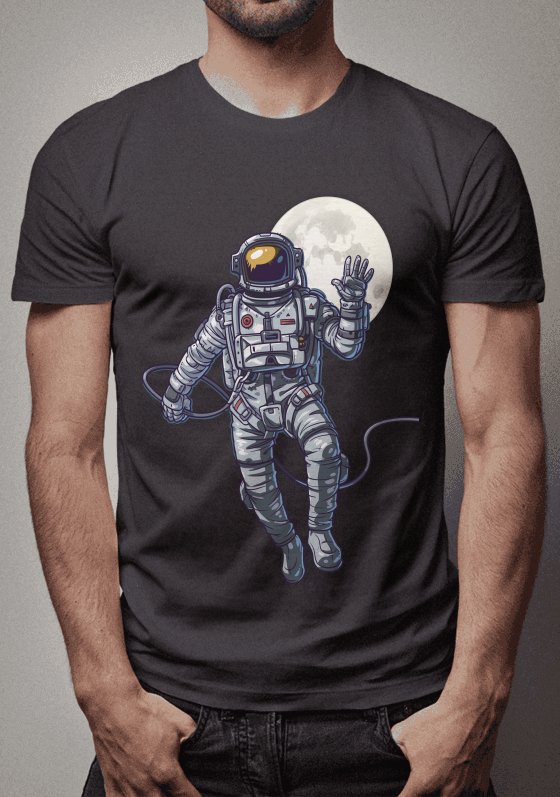 Nome do produto  Astronauta viajando na maionese 