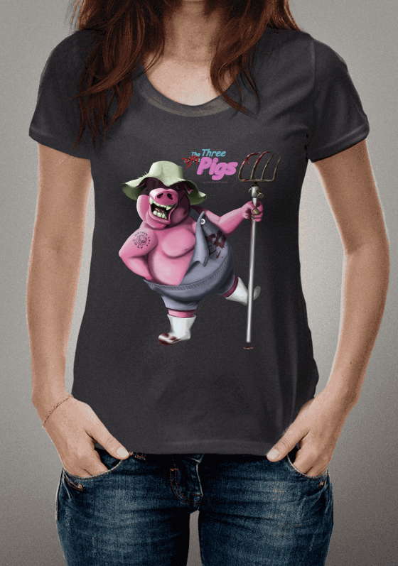 Nome do produto  Bad Pig (palha)