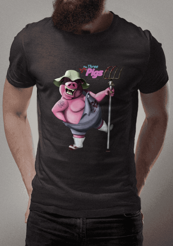 Nome do produto  Bad Pig (palha)