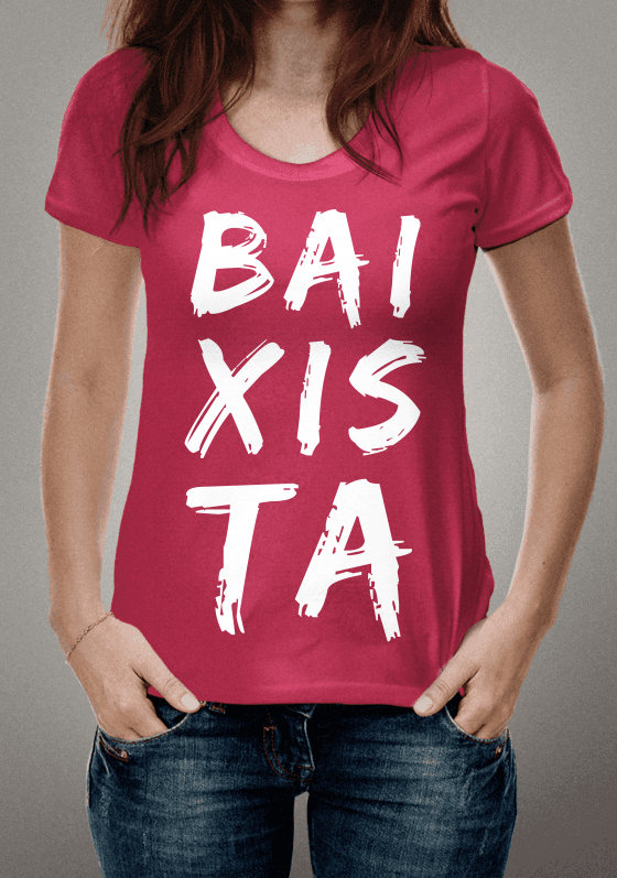 Nome do produto  baixista vermelho estonado/branca