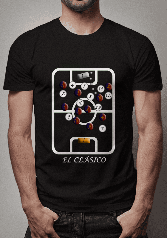 Nome do produto  Barcelona x Real Madrid 