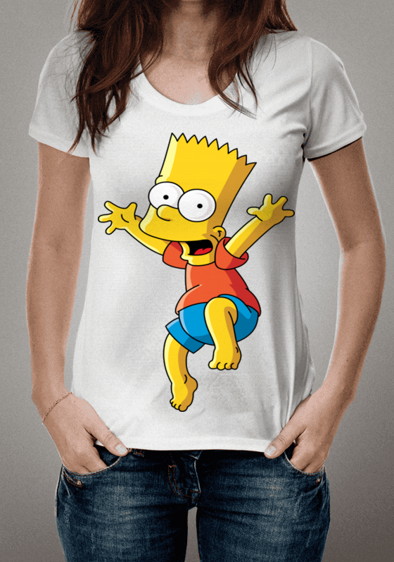 Nome do produto  Bart Simpson Fazendo Art